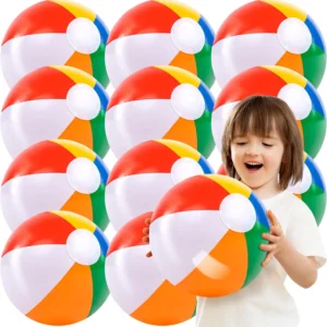 JOYIN 12 Packs 16 inch Inflatable Beach Balls - 1